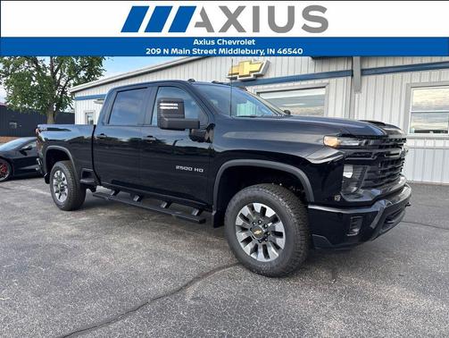 Black 2026 Chevrolet Silverado 2500 Custom
