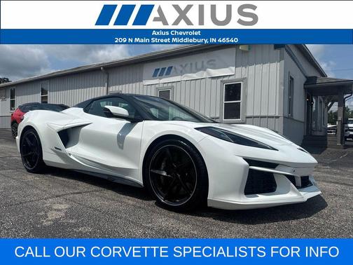Arctic White 2024 Chevrolet Corvette E-Ray RWD Convertible 3LZ