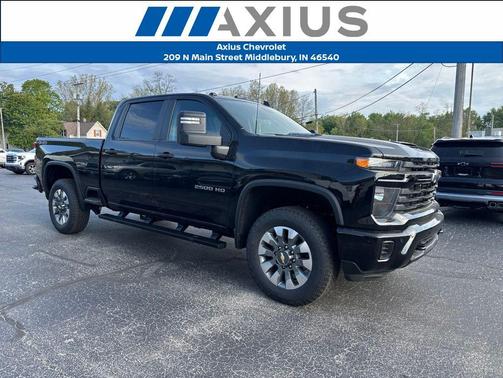 Black 2026 Chevrolet Silverado 2500 Custom