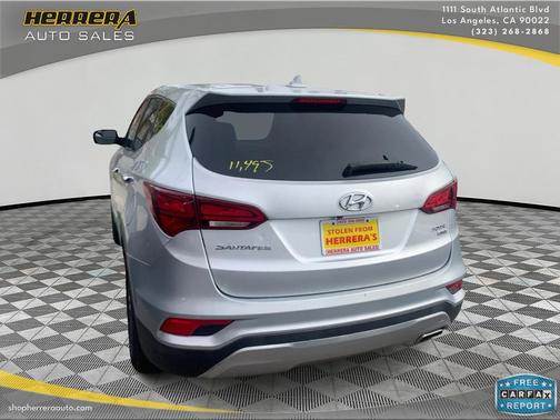 Sparkling Silver 2017 Hyundai Santa Fe Sport 2.4L