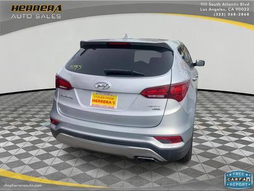 Sparkling Silver 2017 Hyundai Santa Fe Sport 2.4L