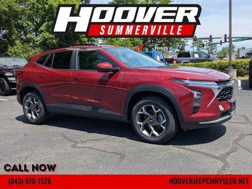 Crimson Metallic 2025 Chevrolet Trax LT