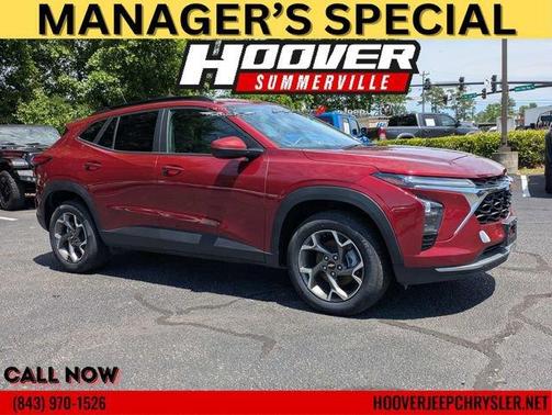 Crimson Metallic 2025 Chevrolet Trax LT