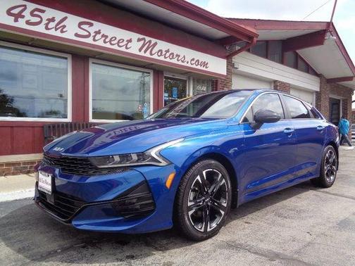 Sapphire Blue 2023 Kia K5 GT-Line