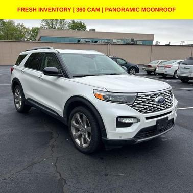 Star White 2020 Ford Explorer Platinum