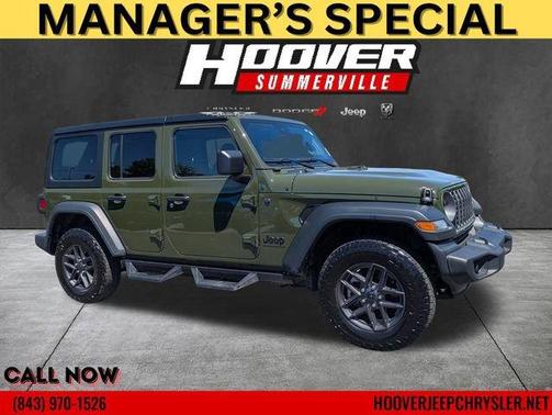 Sarge Green Clearcoat 2024 Jeep Wrangler Sport