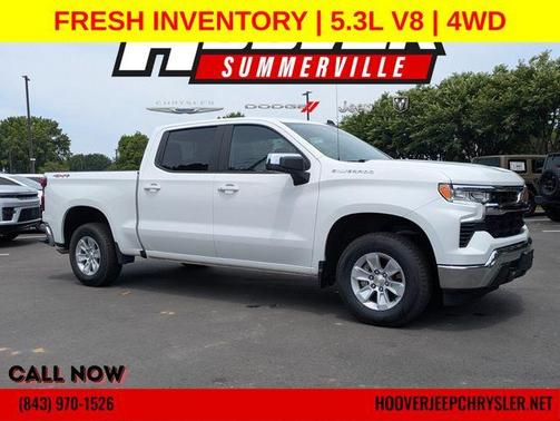 Summit White 2025 Chevrolet Silverado 1500 LT