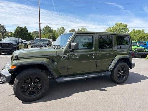 Sarge Green Clearcoat 2021 Jeep Wrangler Unlimited Sahara Altitude