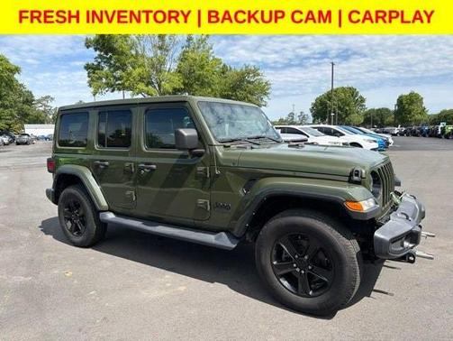 Sarge Green Clearcoat 2021 Jeep Wrangler Unlimited Sahara Altitude