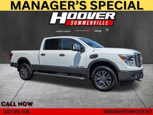 White 2019 Nissan Titan XD Platinum Reserve