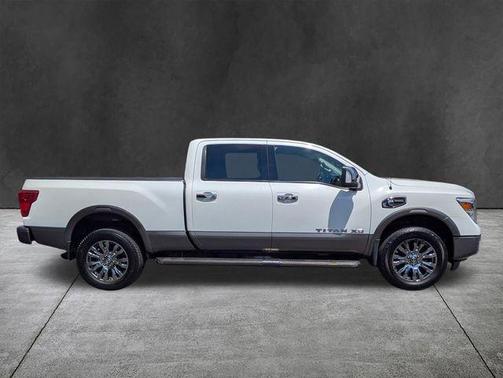 White 2019 Nissan Titan XD Platinum Reserve