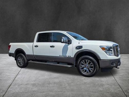 White 2019 Nissan Titan XD Platinum Reserve