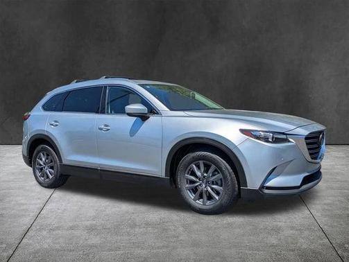 Sonic Silver Metallic 2021 Mazda CX-9 Touring