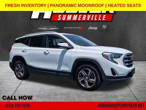 Summit White 2018 GMC Terrain SLT