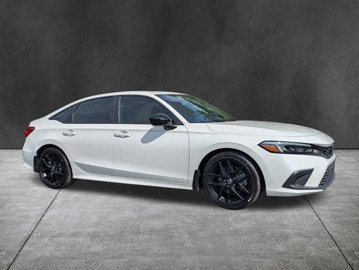Platinum White Pearl 2024 Honda Civic Si Base