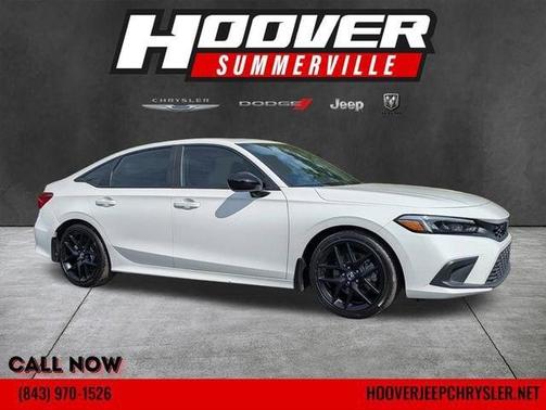 Platinum White Pearl 2024 Honda Civic Si Base