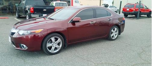 Burgundy 2012 Acura TSX Technology