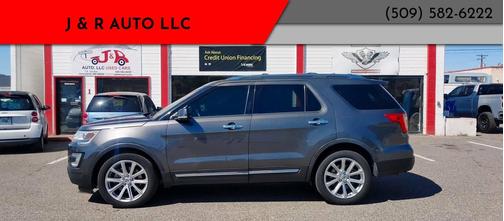 Gray 2016 Ford Explorer Limited