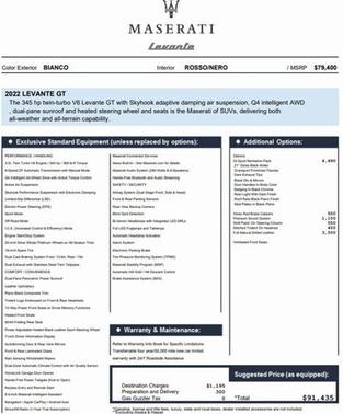 2022 Maserati Levante GT