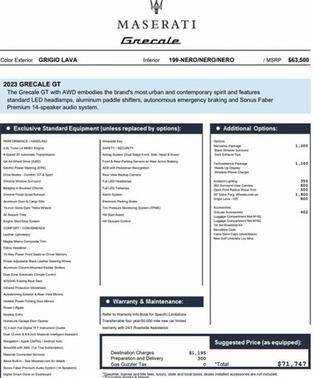 2023 Maserati Grecale GT