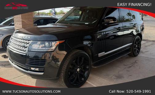 Black 2015 Land Rover Range Rover 3.0L Supercharged HSE