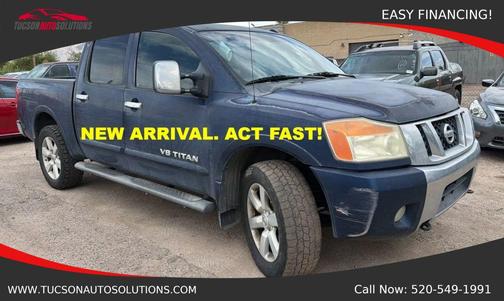 Blue 2011 Nissan Titan SL