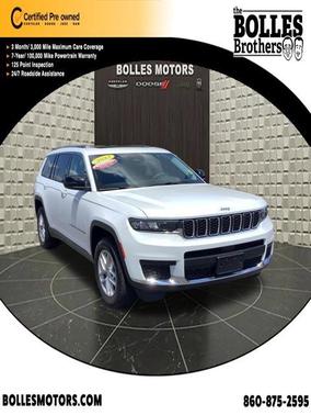 Bright White Clearcoat 2023 Jeep Grand Cherokee L Laredo