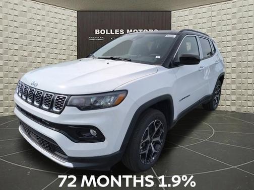 Bright White Clearcoat 2026 Jeep Compass Limited