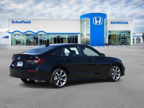 Crystal Black Pearl 2026 Honda Civic Hybrid Sport Touring