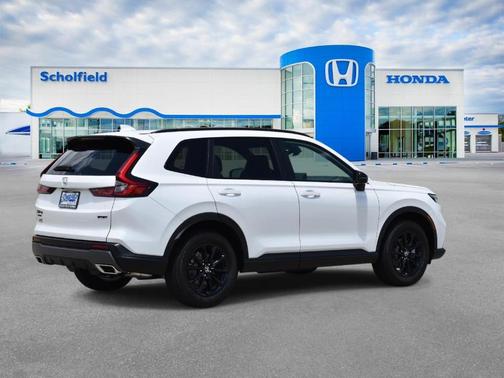 Platinum White Pearl 2026 Honda CR-V Hybrid Sport-L
