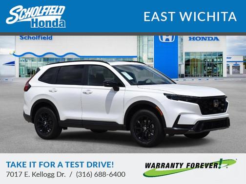 Platinum White Pearl 2026 Honda CR-V Hybrid Sport-L