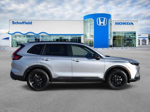 Solar Silver Metallic 2026 Honda CR-V Hybrid Sport-L