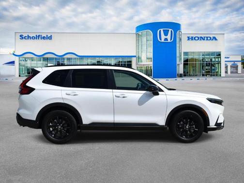 Platinum White Pearl 2026 Honda CR-V Hybrid Sport-L