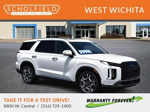 Hyper White 2024 Hyundai PALISADE Limited