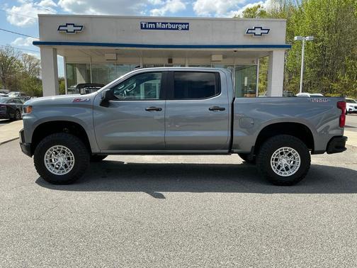 Satin Steel Metallic 2021 Chevrolet Silverado 1500 Custom Trail Boss