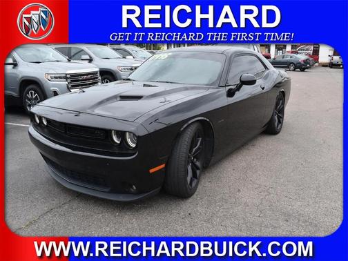 Black 2016 Dodge Challenger R/T Plus