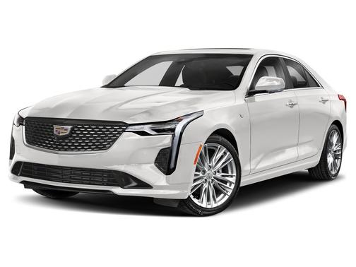 Summit White 2022 Cadillac CT4 Premium Luxury