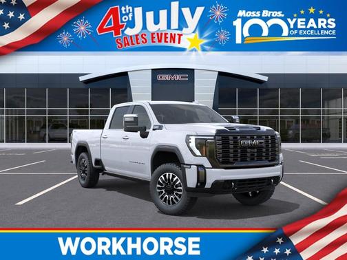 Glacier White Tricoat 2026 GMC Sierra 2500 Denali Ultimate