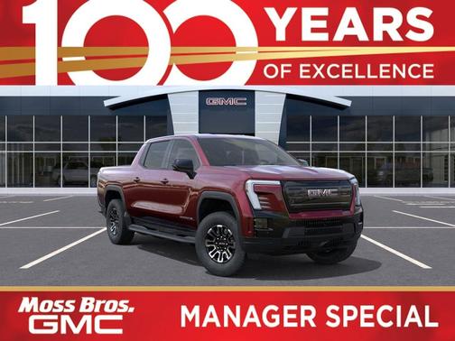 Dark Ember Metallic 2026 GMC Sierra EV Standard Range Elevation