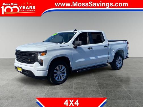 Summit White 2025 Chevrolet Silverado 1500 Custom