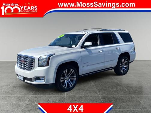 White Frost Tricoat 2018 GMC Yukon Denali