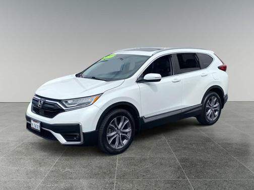 Platinum White Pearl 2021 Honda CR-V AWD Touring