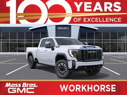 Glacier White Tricoat 2026 GMC Sierra 2500 Denali Ultimate
