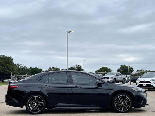 Midnight Black Metallic 2025 Toyota Camry XSE