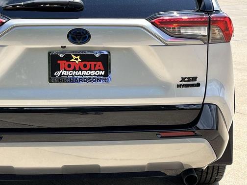 Silver Sky Metallic/Midnight Black Metallic 2024 Toyota RAV4 Hybrid SE