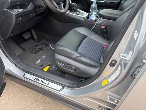Silver Sky Metallic/Midnight Black Metallic 2024 Toyota RAV4 Hybrid SE
