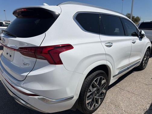 Serenity White Pearl 2023 Hyundai SANTA FE Calligraphy