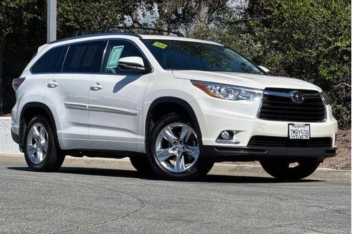 Blizzard Pearl 2015 Toyota Highlander Limited Platinum