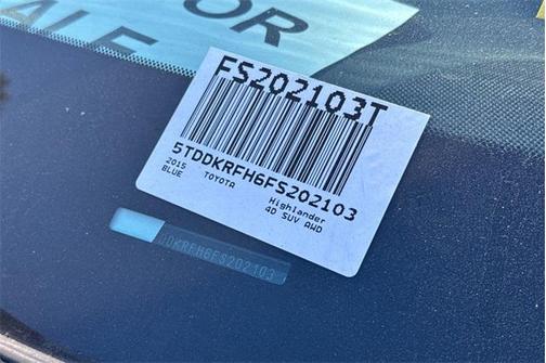 2015 Toyota Highlander Limited Platinum