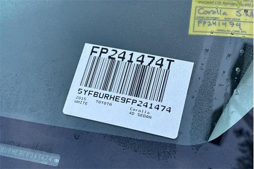 2015 Toyota Corolla S Plus